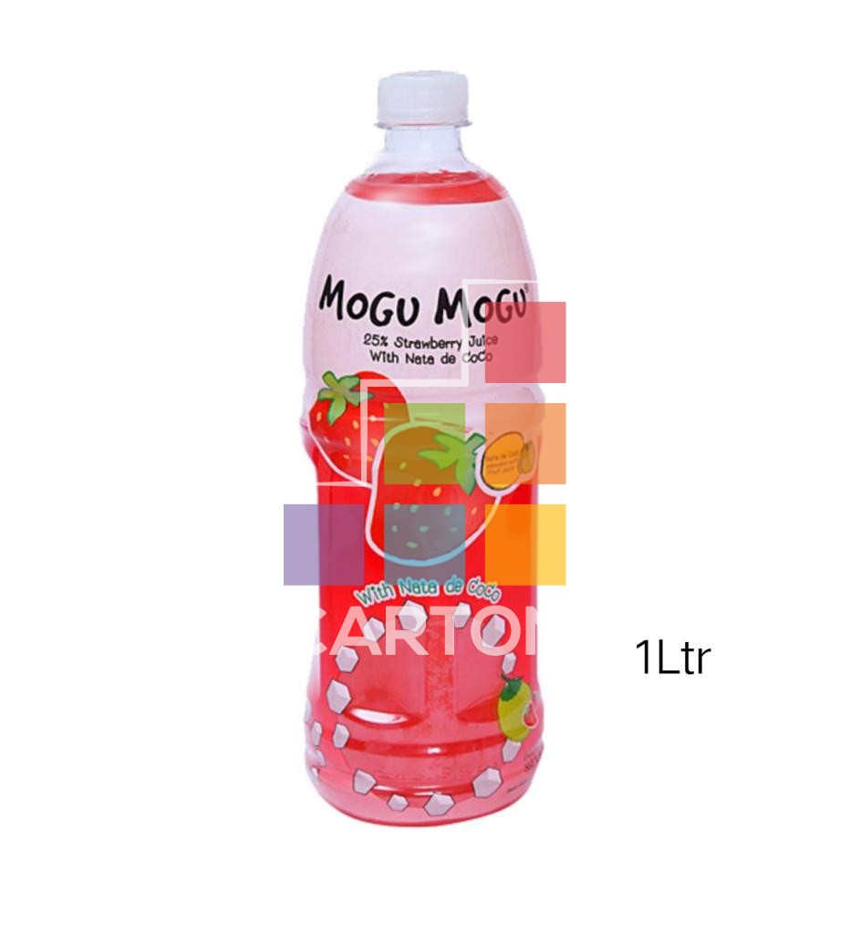 MOGU MOGU STRAWBERRY JUICE 12*1 LTR